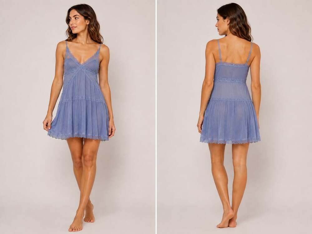 Free People Turning Heads Mini Slip Dress